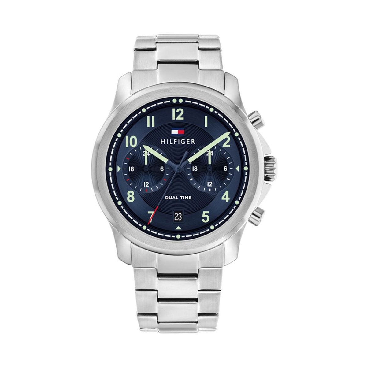 Tommy hilfiger men's stainless steel bracelet watch 42mm sales