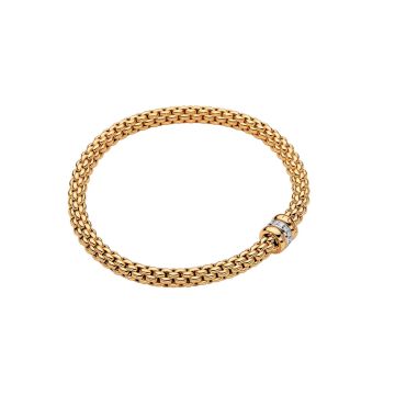 FOPE 18 Carat Yellow Gold Mesh Bracelet