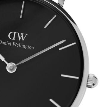 Petite Sterling 36mm Black Dial Stainless Steel Watch