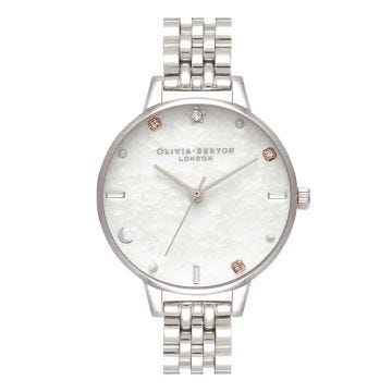 Olivia Burton Celestial Silver Bracelet Watch