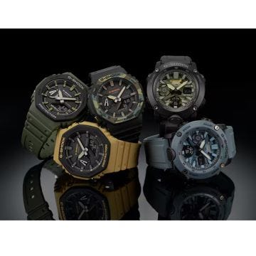 G-Shock 48.5x45.4mm Digital Black Dial Resin Bracelet Watch