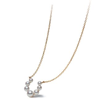 Mikimoto Akoya Pearl Horseshoe Pendant