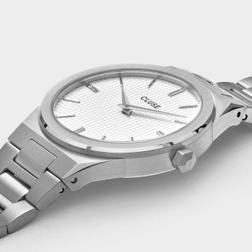 Vigoureux Steel White Watch