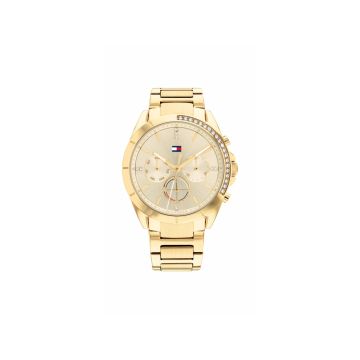 Tommy Hilfiger Kennedy, 38mm, Gold Plated, Quartz
