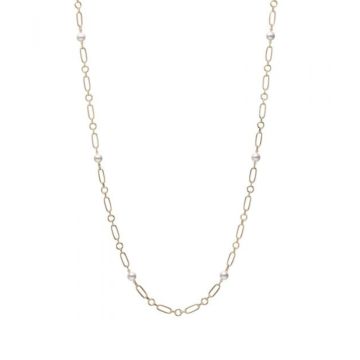 Mikimoto 18 Carat Yellow Gold M Code Necklace