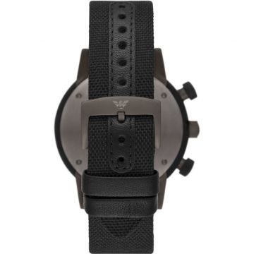 Luigi 46mm Chronograph Black Dial Quartz Black PVD Stainless Steel Watch
