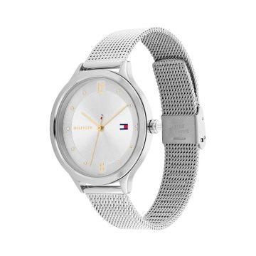 Grace Ladies 38mm Silver Dial Quartz Movement Stainless Steel Bracelet Watch
