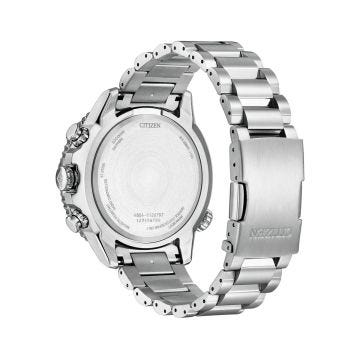 Photo of the Citizen Promaster Navihawk A-T 48mm, Blue Dial, Stainless Steel, Eco-Drive Watch AT8220-55L