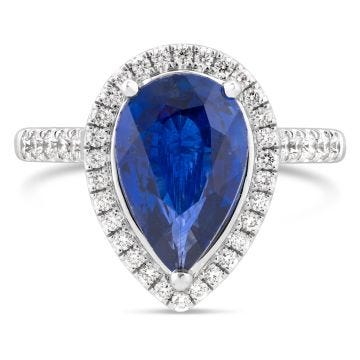 Platinum, Sapphire & Diamond Dress Ring