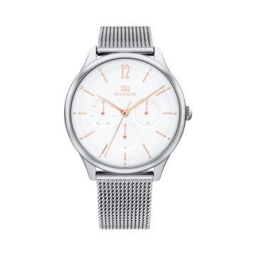 Layla Ladies 38mm Silver Dial Quartz Movement Stainless Steel Bracelet Watch