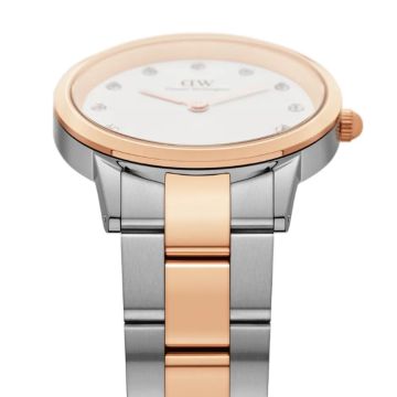 Iconic Link Lumine 32mm White Dial Quartz Gold Plated Watch