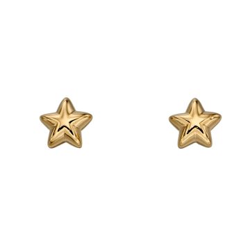 Enhance your child's style with the Gold Plated Sophie Star Stud Earrings, a charming accessory ideal for christenings or first communions. These earrings feature dainty star studs, adding a touch of sparkle and elegance