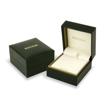 9k Yellow Gold & Green Enamel Shamrock Charm