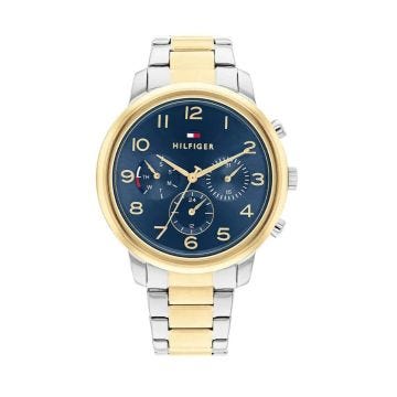 Isabel Ladies 34mm, Blue Dial Quartz Two-Tone Stainless Steel Watch