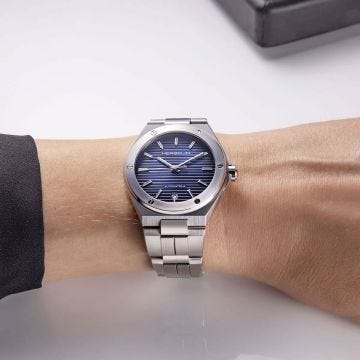 Herbelin Cap Camarat Automatic 37mm, Blue Dial, Stainless Steel Watch 1545b15