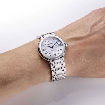Galet 33.5mm, Mother of Pearl Dial, Automatic Movement, Stainless Steel Watch