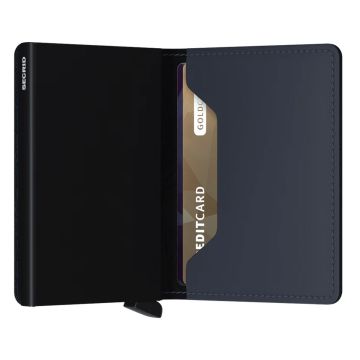 Photo of the Secrid Slimwallet Matte Nightblue | RFID-Blocking Compact Wallet – SM-NightBlue