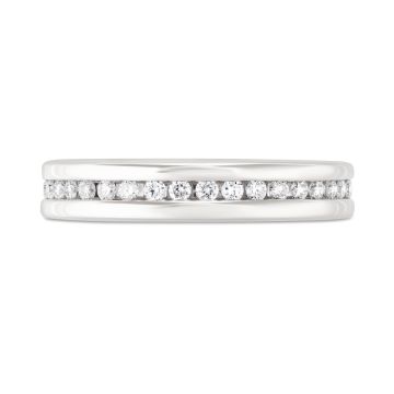 Platinum Round Cut 0.60ct Diamond Ring