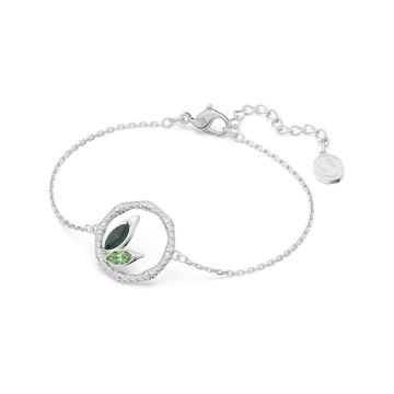 Dellium Bracelet, Rhodium Plated