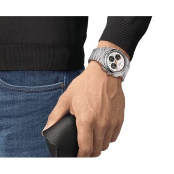 PRX Automatic Chronograph 42mm, Silver Dial, Automatic Movement, Stainless Steel Watch