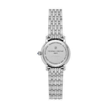 Photo of the Frederique Constant Classics Slimline 30mm Quartz Watch with Mother of Pearl Dial, Stainless Steel Case – FC-220MPWD1S26B