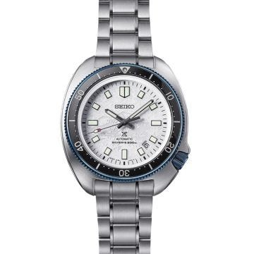 Seiko Sea The Naomi Uemura Limited Edition Prospex 44mm, Silver Dial, Mechanical Movement, Stainless Steel Case, Stainless Steel Bracelet Watch SLA069J1