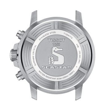 Seastar 1000 Chronograph 45.5mm, Grey Dial, Quartz Movement, Stainless Steel Case, Grey Textile Strap Watch