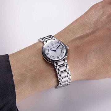 Galet 28mm, Mother of Pearl Dial, Quartz Movement, Stainless Steel Watch
