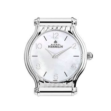 Herbelin Antares 30mm, Mother of Pearl Dial, Quartz Movement, Stainless Steel Case