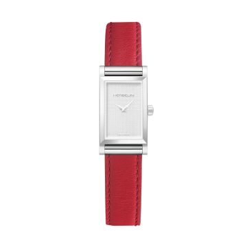 Photo of the  Herbelin Antares Lagon Rouge Pomodoro Leather Strap – BRAC17048A25