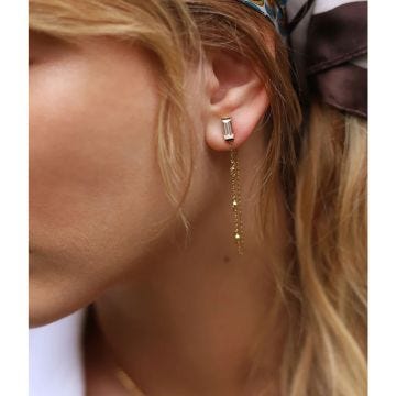 CARAT London Linden 18k Gold Vermeil Drop Earrings