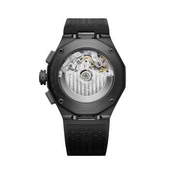 Baume et Mercier Riviera 10625, 43mm, Black Dial, Automatic Movement, Rubber Strap Watch BM0A10625