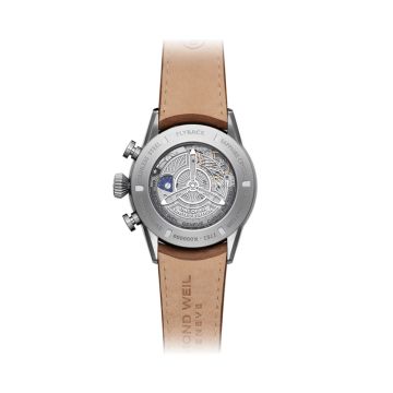 Freelancer Pilot Flyback Chronograph 42mm, Green Dial, Automatic Movement, Stainless Steel Case, Brown Leather Strap Watch