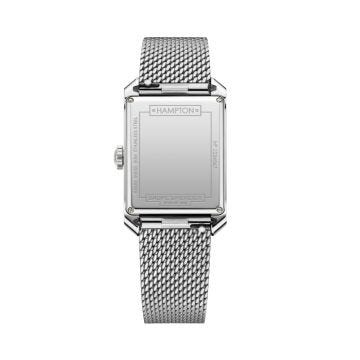 Baume et Mercier Hampton 10671, 43 x 27mm, Blue Dial, Quartz Movement, Steel Bracelet Watch BM0A10671