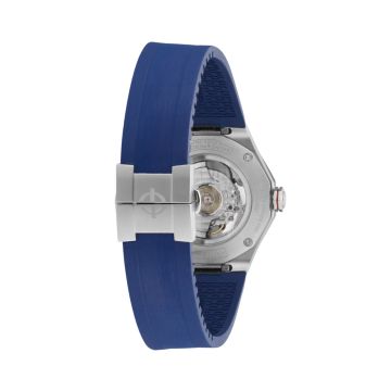 Baume et Mercier Riviera 10659, 42mm, Blue Dial, Automatic Movement, Silicone Strap Watch BM0A10659