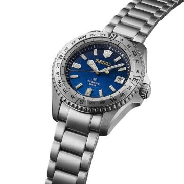 Seiko Landmaster 30th Anniversary Limited Edition Prospex 42mm, Blue Dial, Mechanical Movement, Stainless Steel Case, Stainless Steel Bracelet Watch SLA071J1