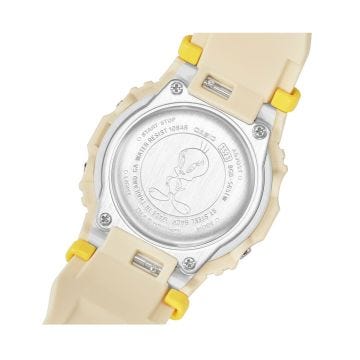 Tweety Collaboration, Baby-G Collection 42.1x37.9mm, Resin, Yellow & White Dial, Quartz watch