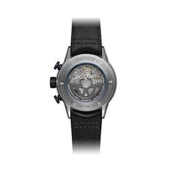 Freelancer Basquiat Special Edition 43.5mm, Black Dial, Automatic Dial, Titanium Case, Calf Leather Strap Watch