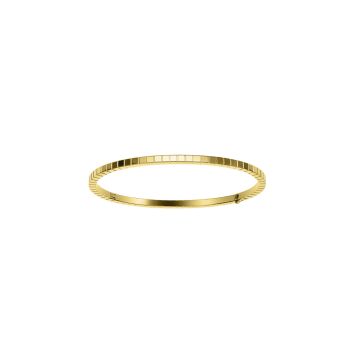 Ice Cube 18K Yellow Gold Bangle Size M