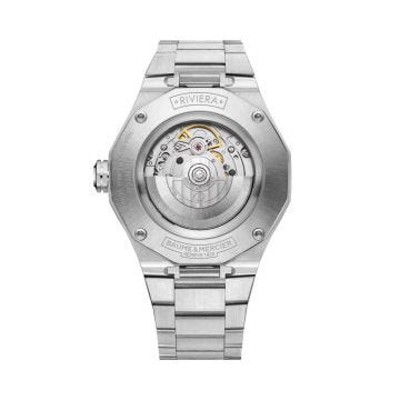 Baume et Mercier Riviera 10620, 42mm, Blue Dial Automatic Movement, Steel Bracelet Watch BM0A10620