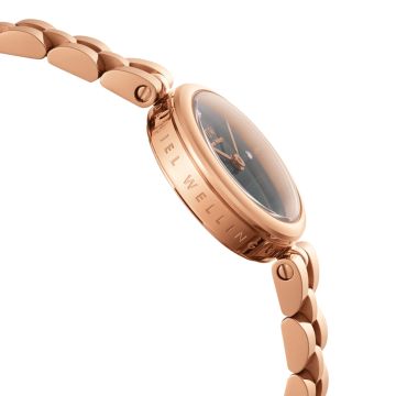 Elan Lumine 22mm Dial  Malachite Quartz Rose Gold Plated Watch