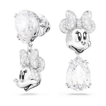 Disney Minnie Mouse Cubic Zirconia Crsytal Drop Earrings