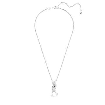 Swarovski Disney Donald Duck Cubic Zirconia Crystal Rhodium Plated Pendant Necklace