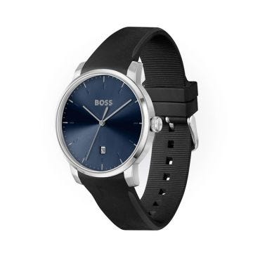 Dean 44mm Black Dial Quartz Movemen PVD Strap Watch