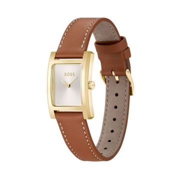 Lucy Ladies 19mm Silver Dial Quartz Leather Strap Watch