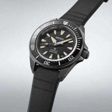 Seiko Samurai, Prospex 41.7mm, Black Dial, Automatic Movement, Stainless Steel Case, Stainless Steel Bracelet Watch SRPL15K1