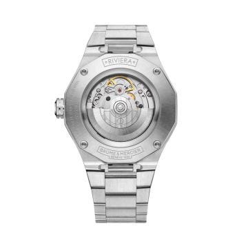 Baume et Mercier Riviera 10621, 42mm, Black Dial, Automatic Movement, Steel Bracelet Watch BM0A10621