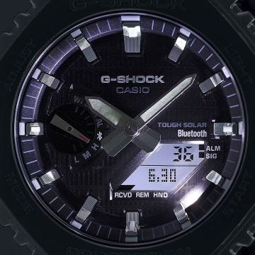 G-Shock 49.3x44.4mm Black Dial Resin and Stainless Steel Bracelet Watch