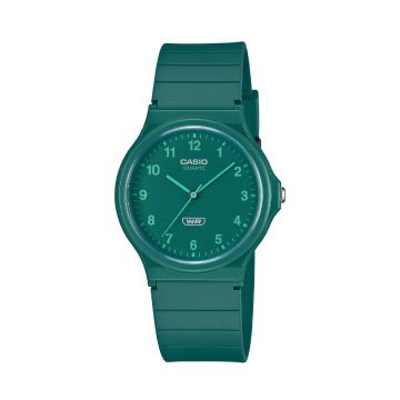 Casio MQ-24B-3B Green Dial Quartz Movement Resin Strap Watch MQ-24B-3BEF one