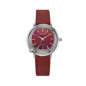 Photo of the Citizen L Arcly 31mm Burgundy Dial Stainless Steel Eco-Drive Watch EM1091-67X